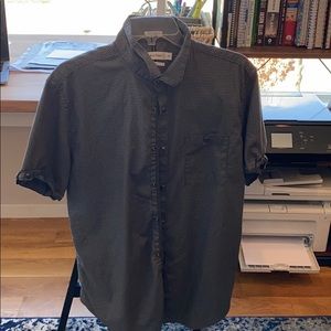 Calvin Klein size L button down short sleeve shirt